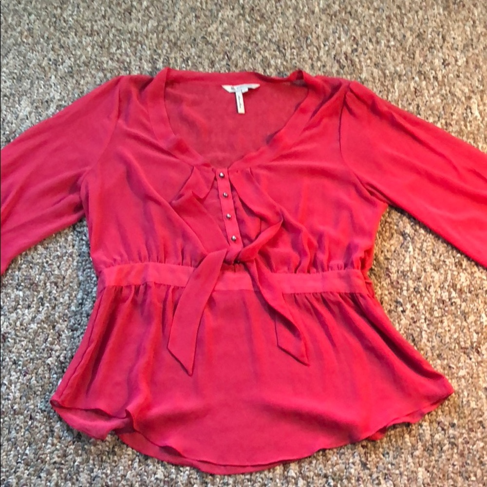 Bcbg generation loose cami long sleeve blouse